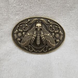 Death Moth Belt Buckle